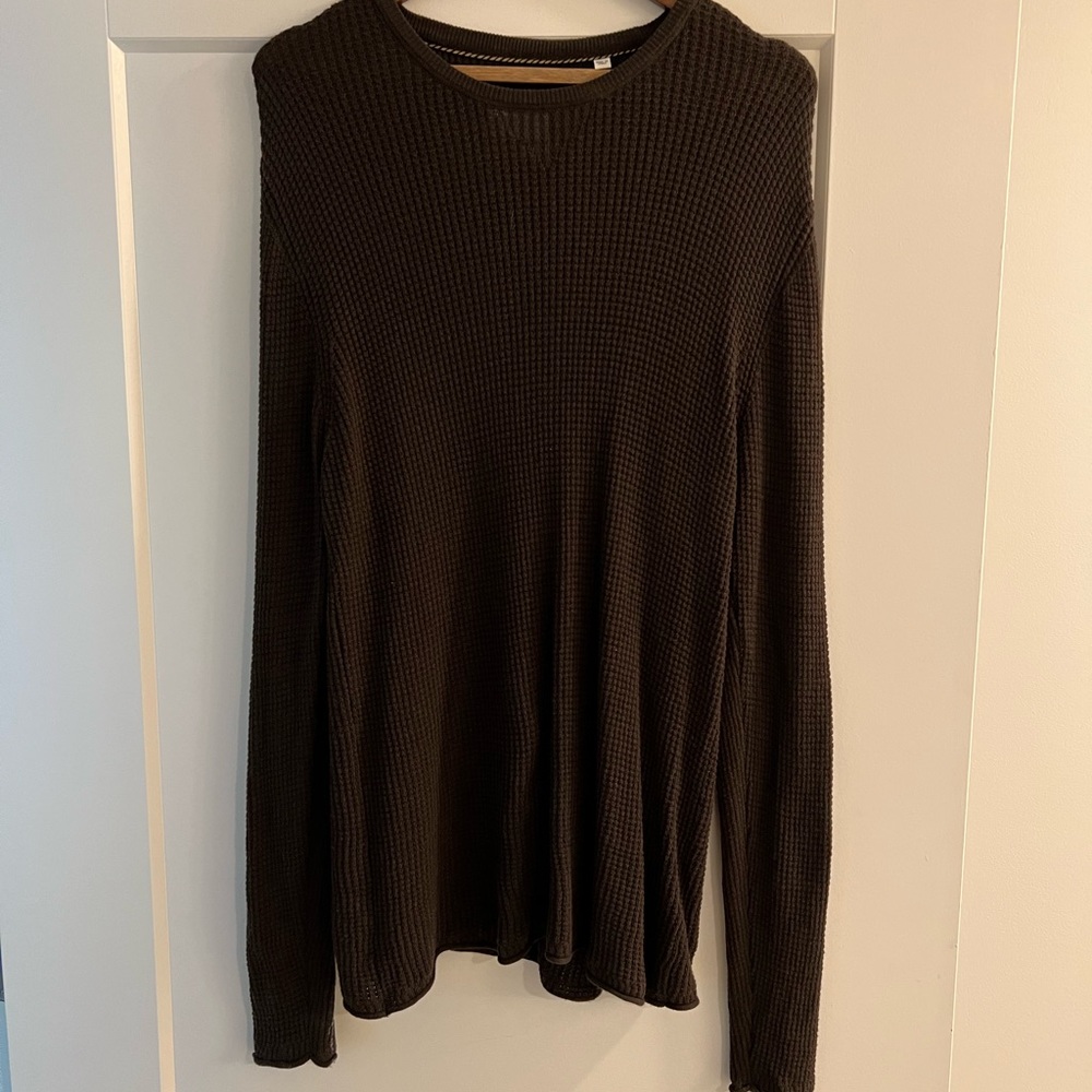 Billy Reid Lightweight Thermal Crewneck